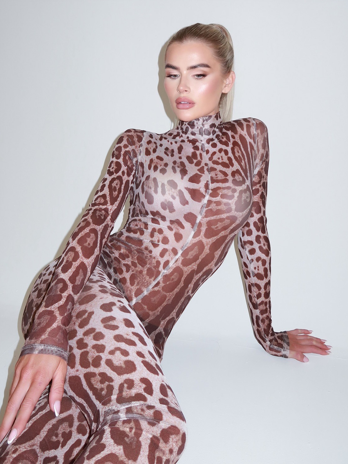 Leyla Leopard Catsuit