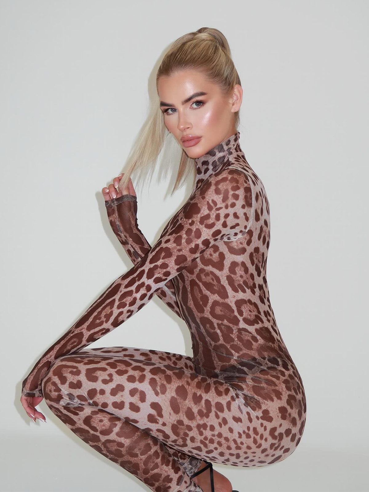 Leyla Leopard Catsuit