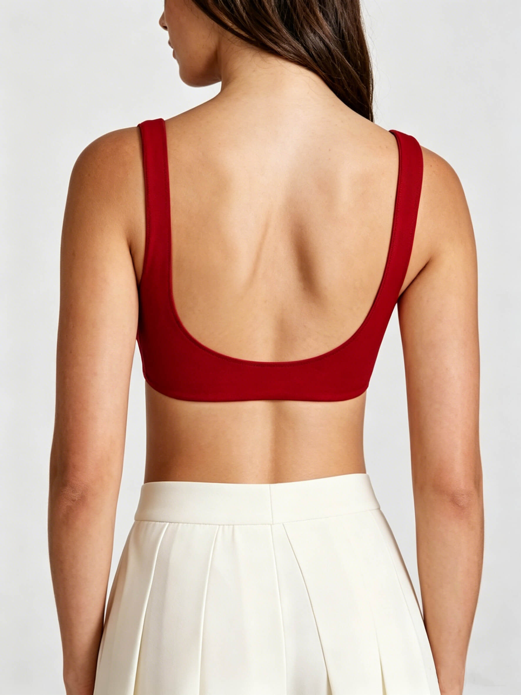 Lucille Splicing Bra - Red