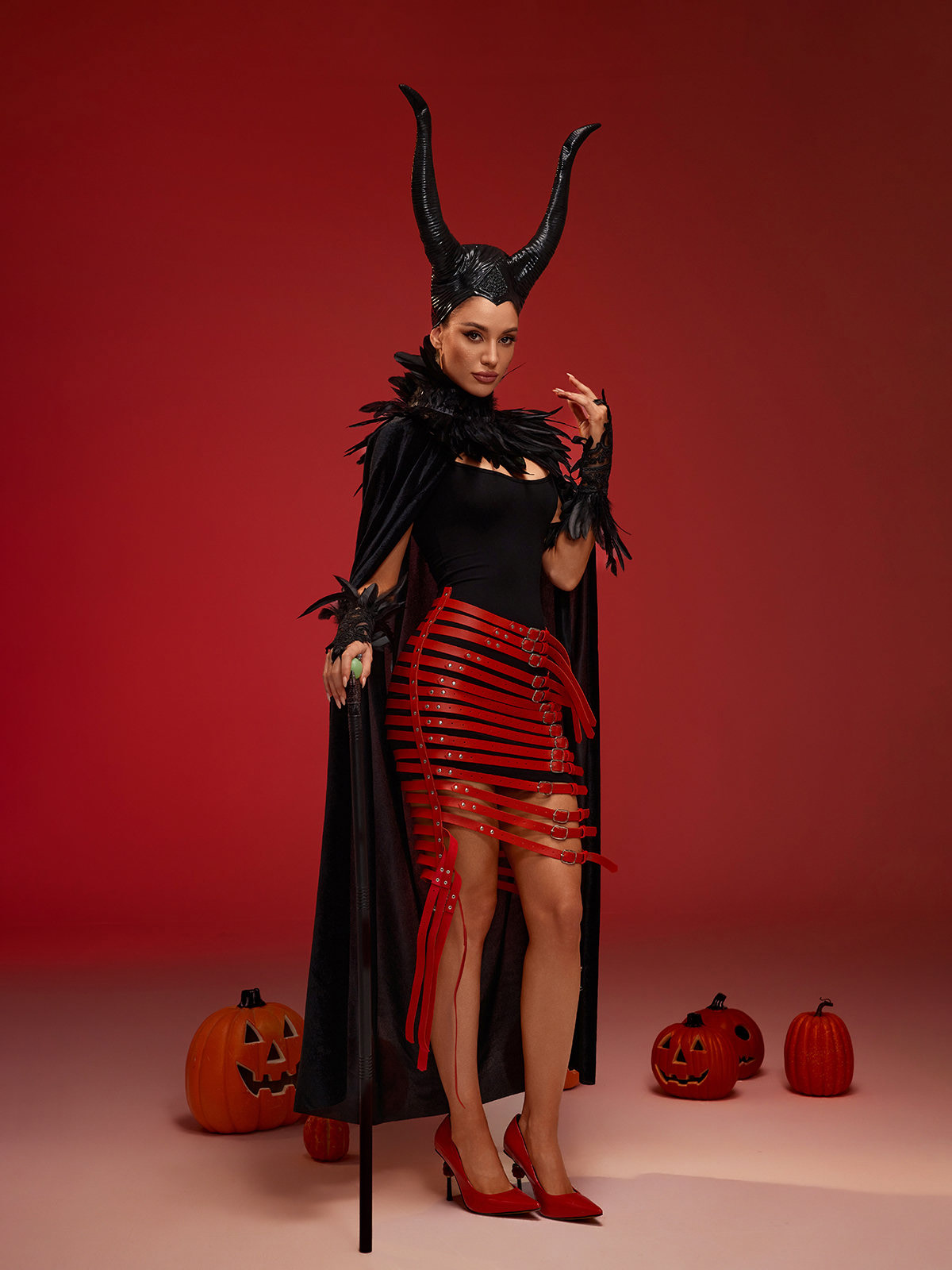 Maleficent Costume Set