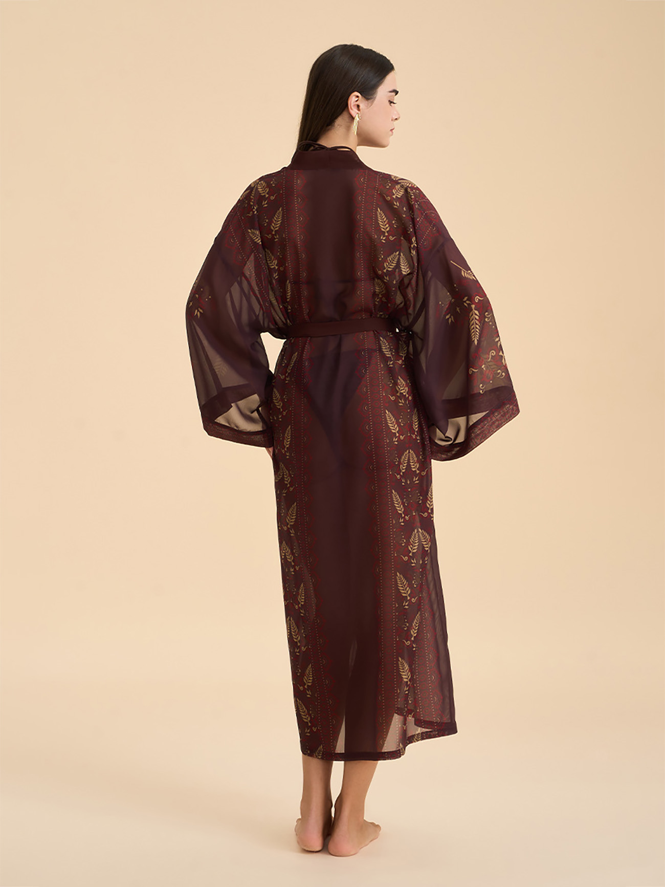Lyla Boho Robe In Brown