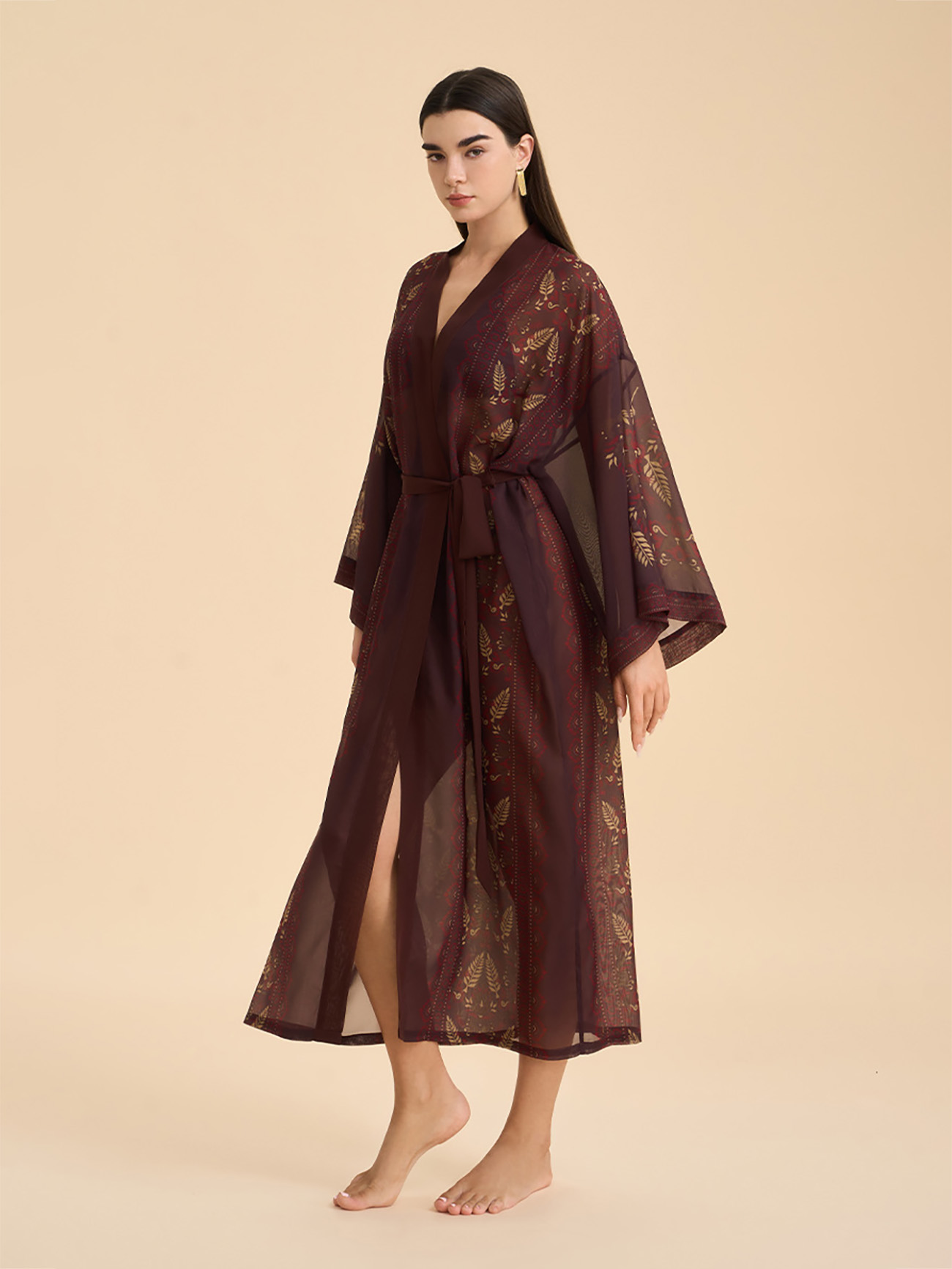 Lyla Boho Robe In Brown