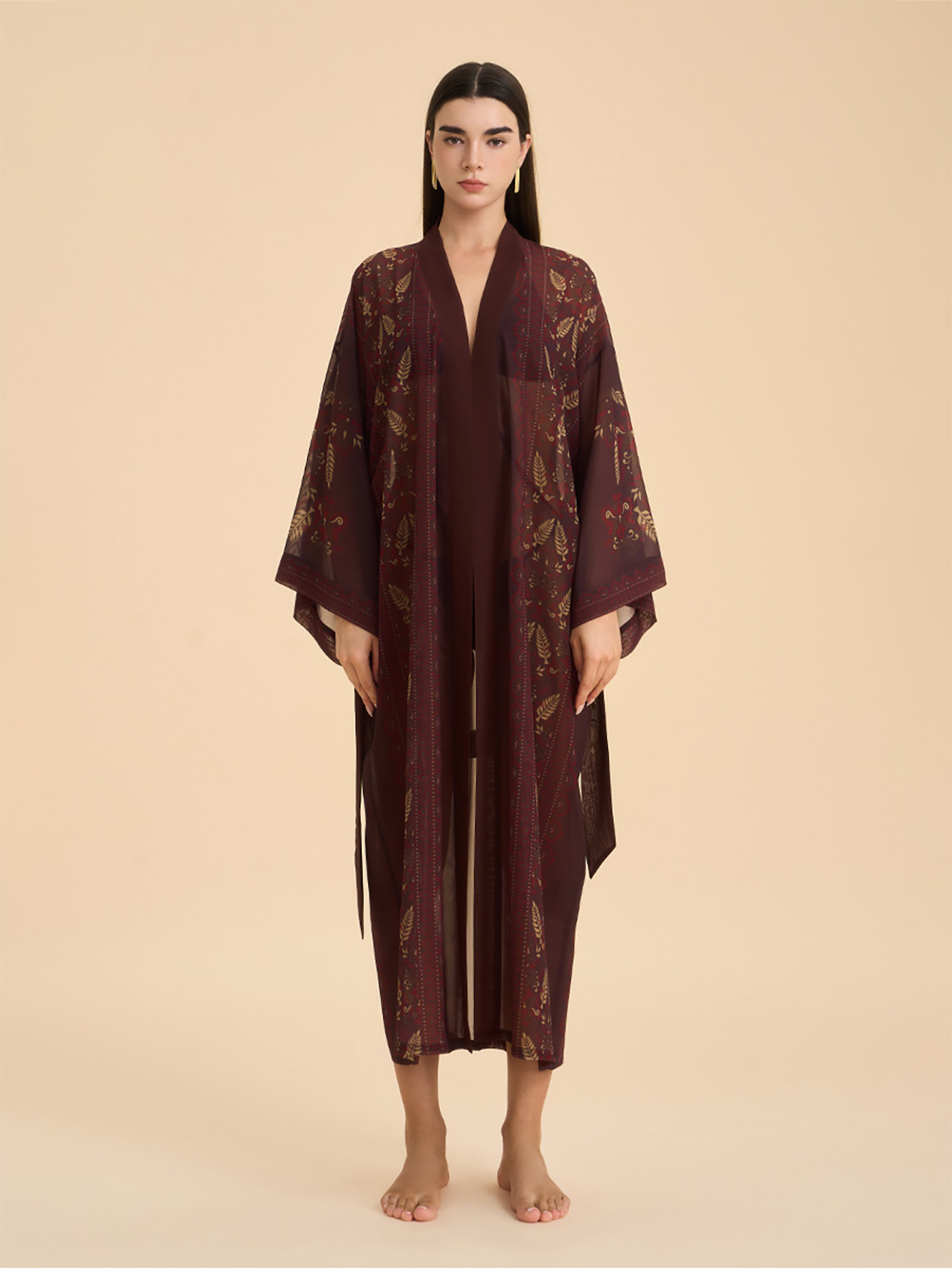 Lyla Boho Robe In Brown