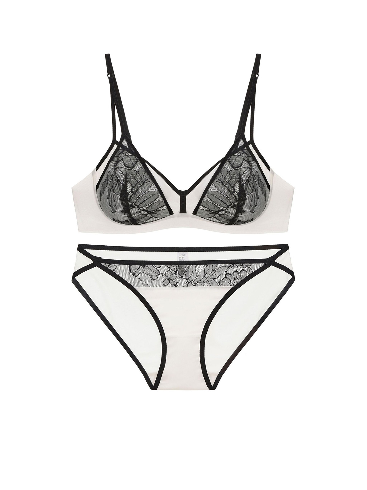 Macie Bralette Set - White