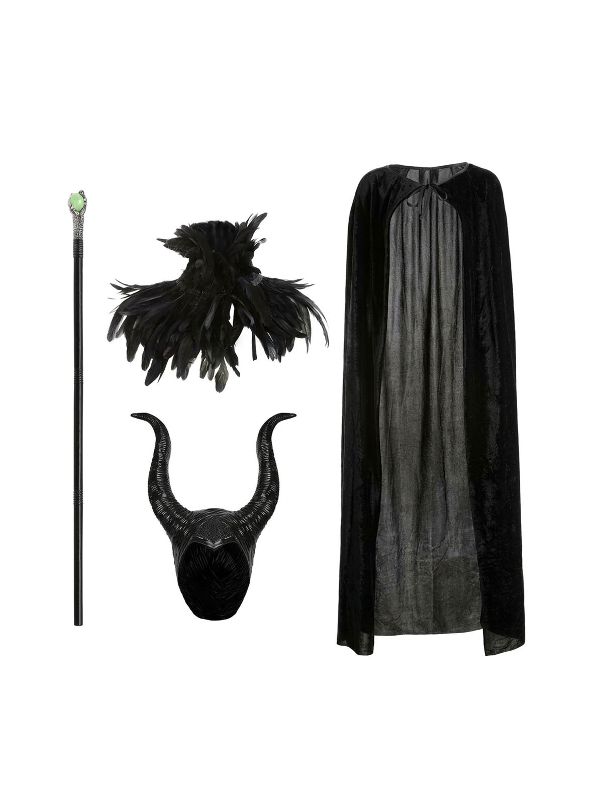 Maleficent Costume Set