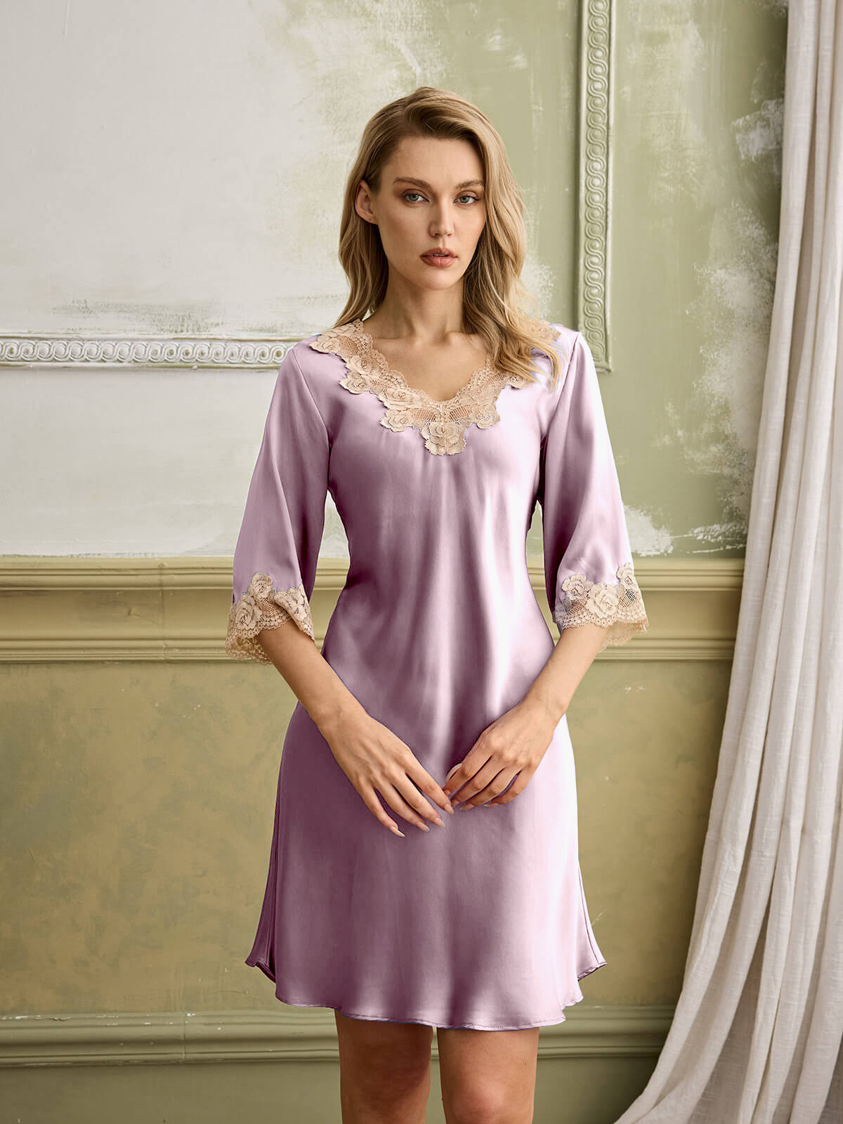 Mabel Mini Dress - Purple