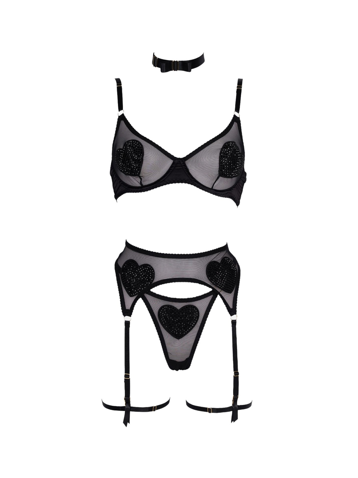Mariam Heart Lingerie Set