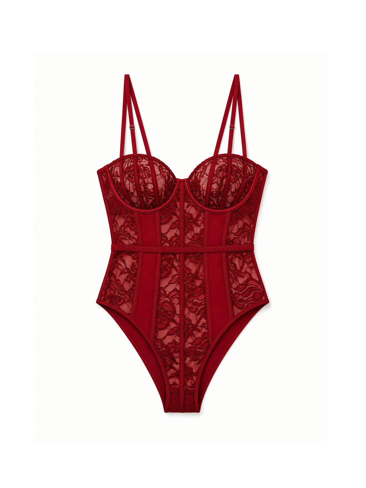 Mariana Bodysuit - Burgundy