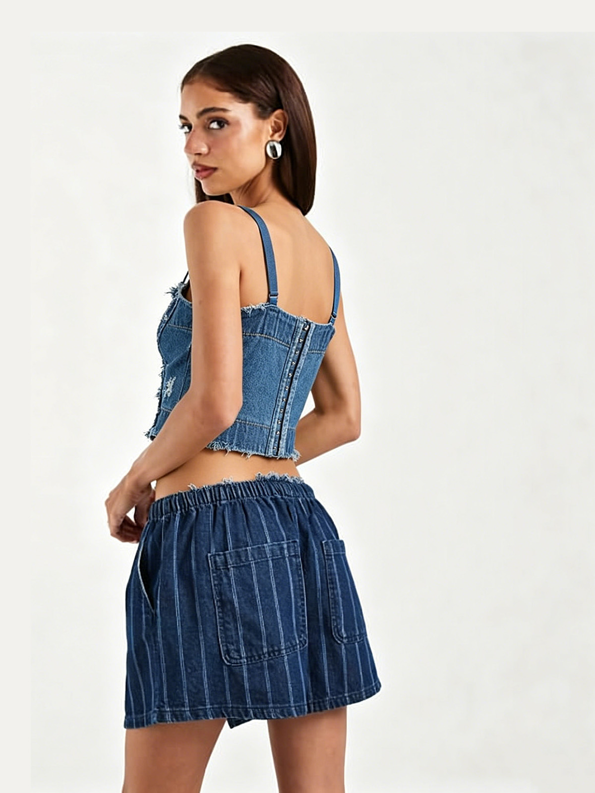 Milani Denim Butterfly Bustier