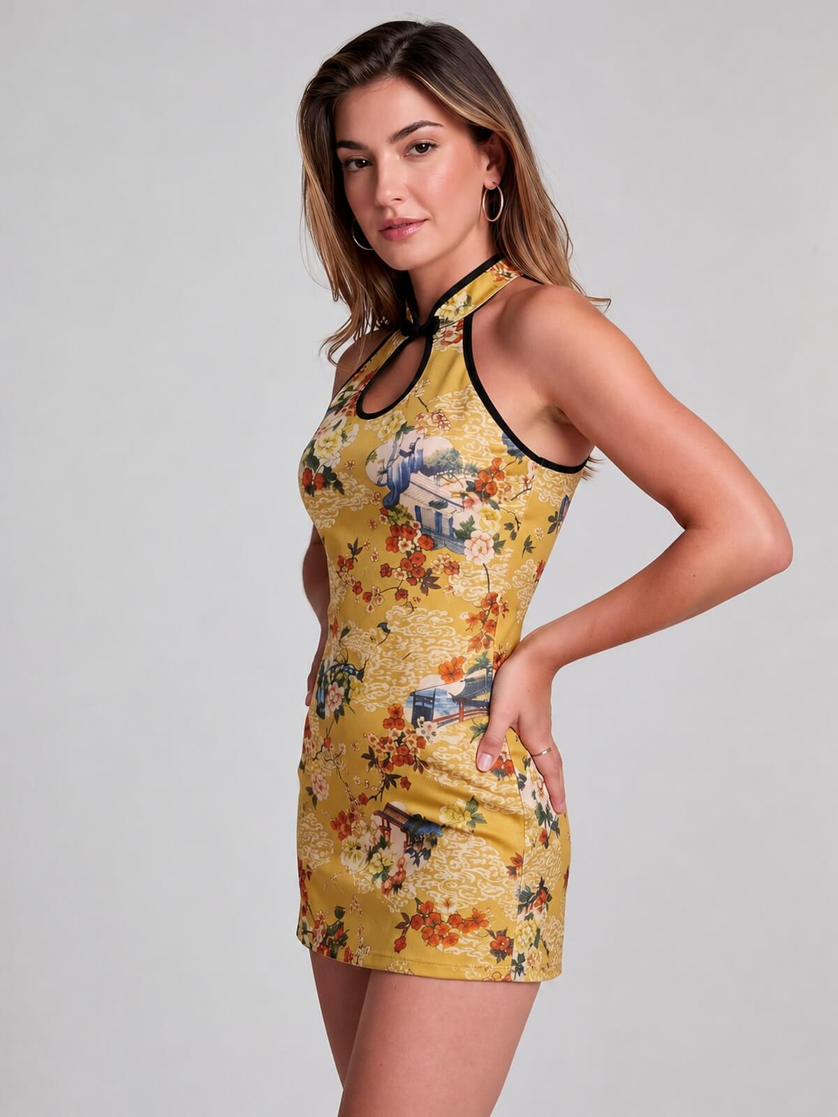 Naya Cheongsam - Yellow