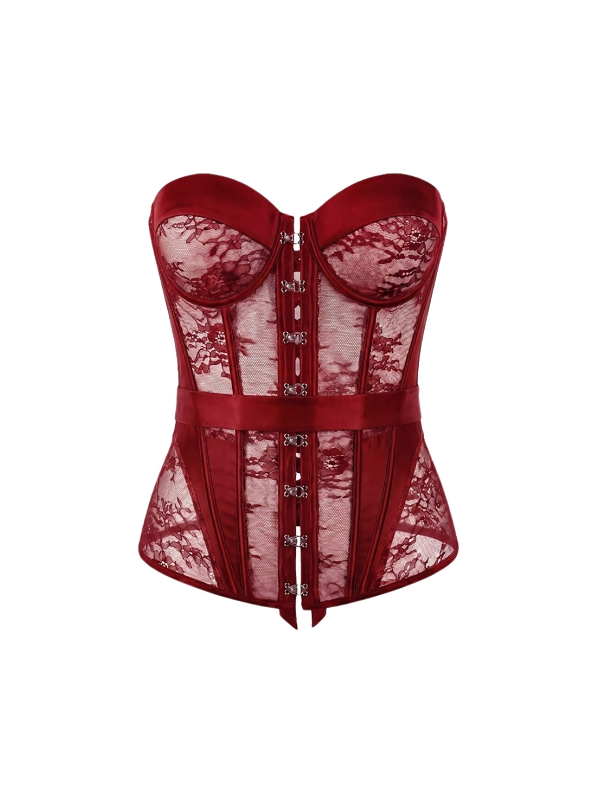 Octavia Corset - Wine