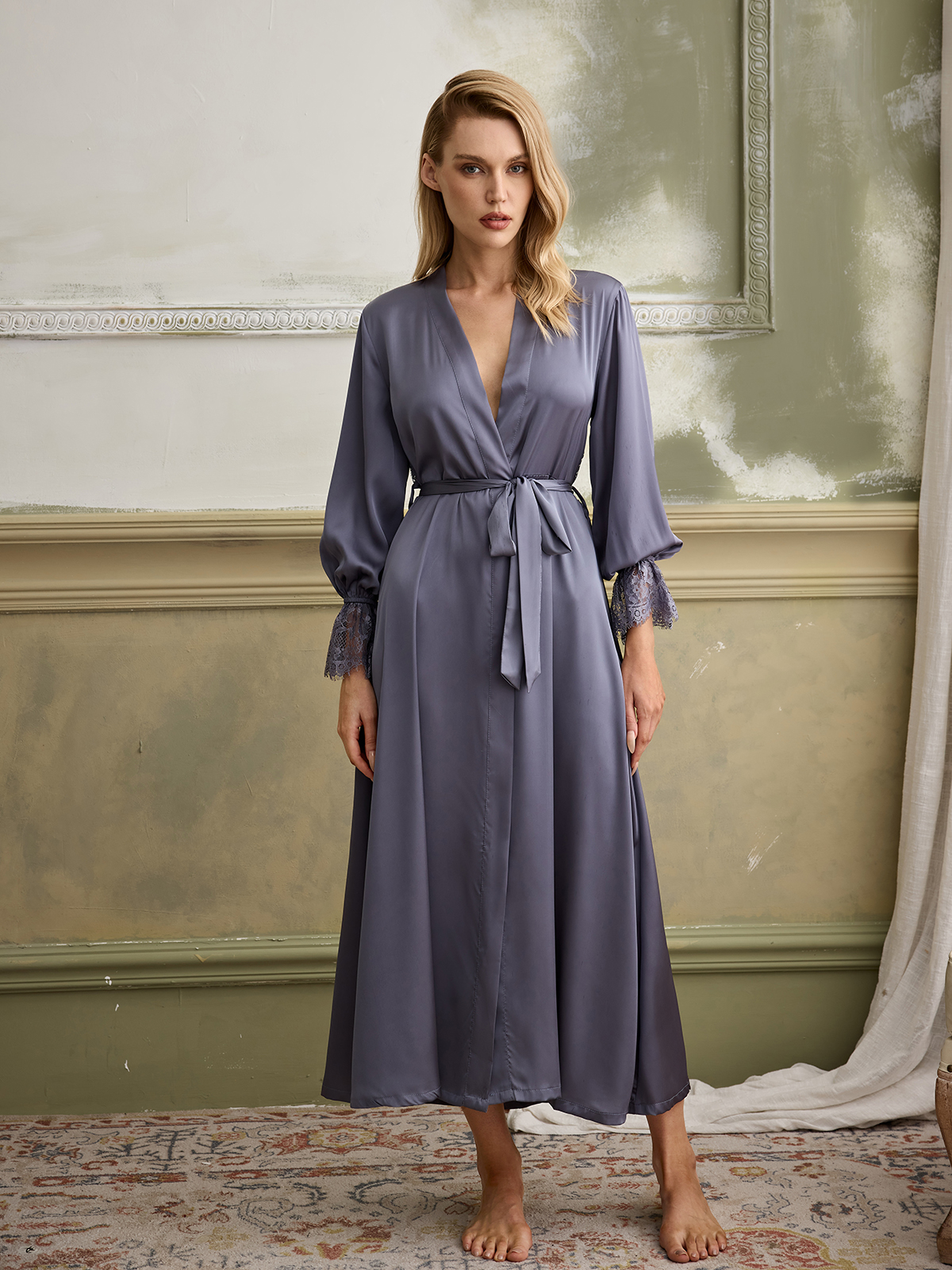 Ophelia Backless Satin Maxi Dress