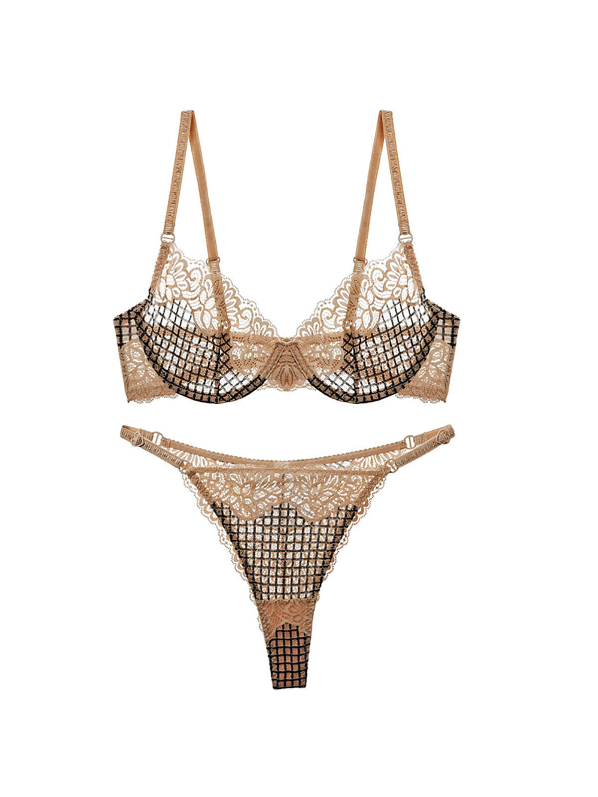 Parker Lingerie Set - Beige