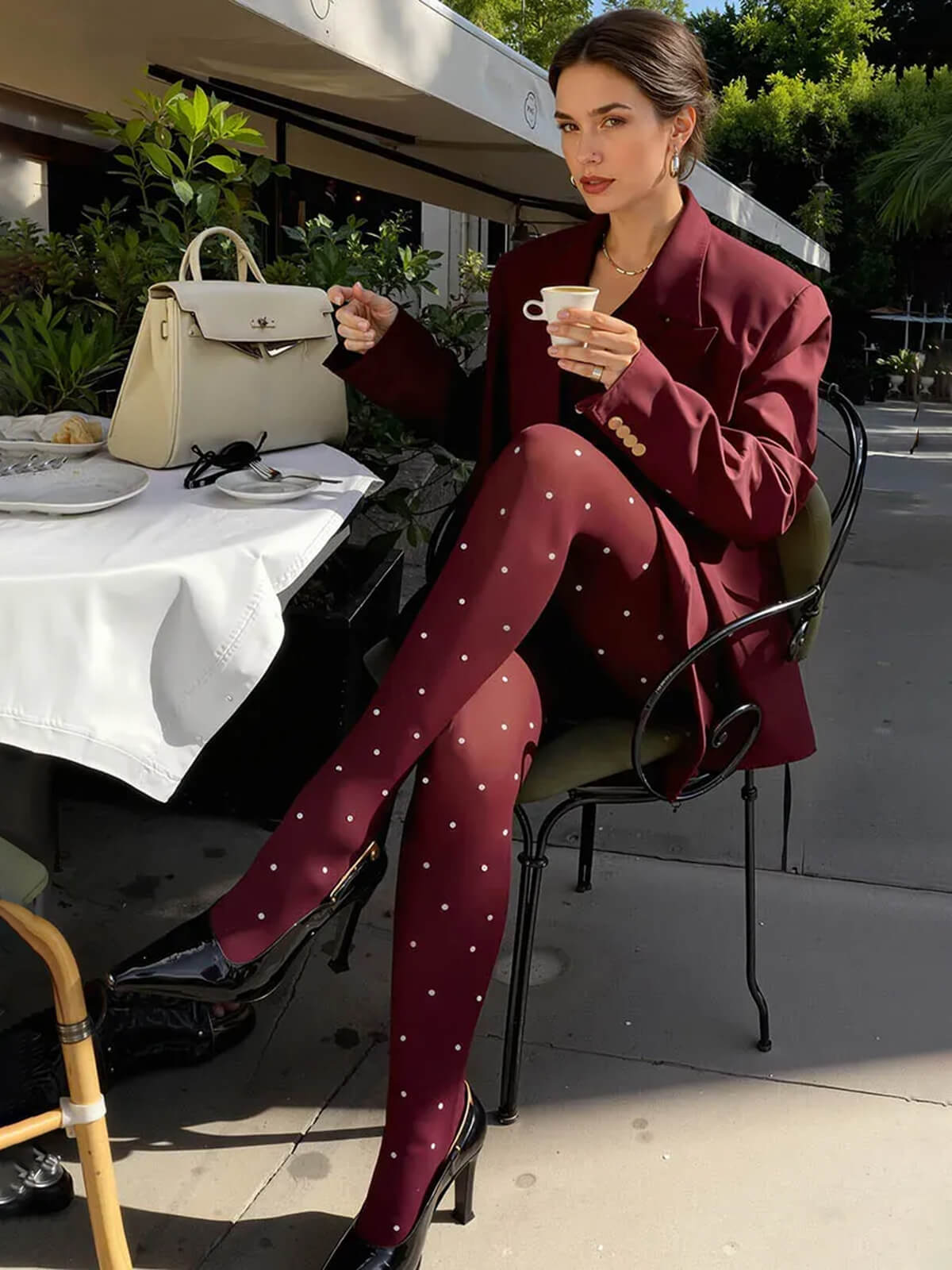 Polka Dot Tights