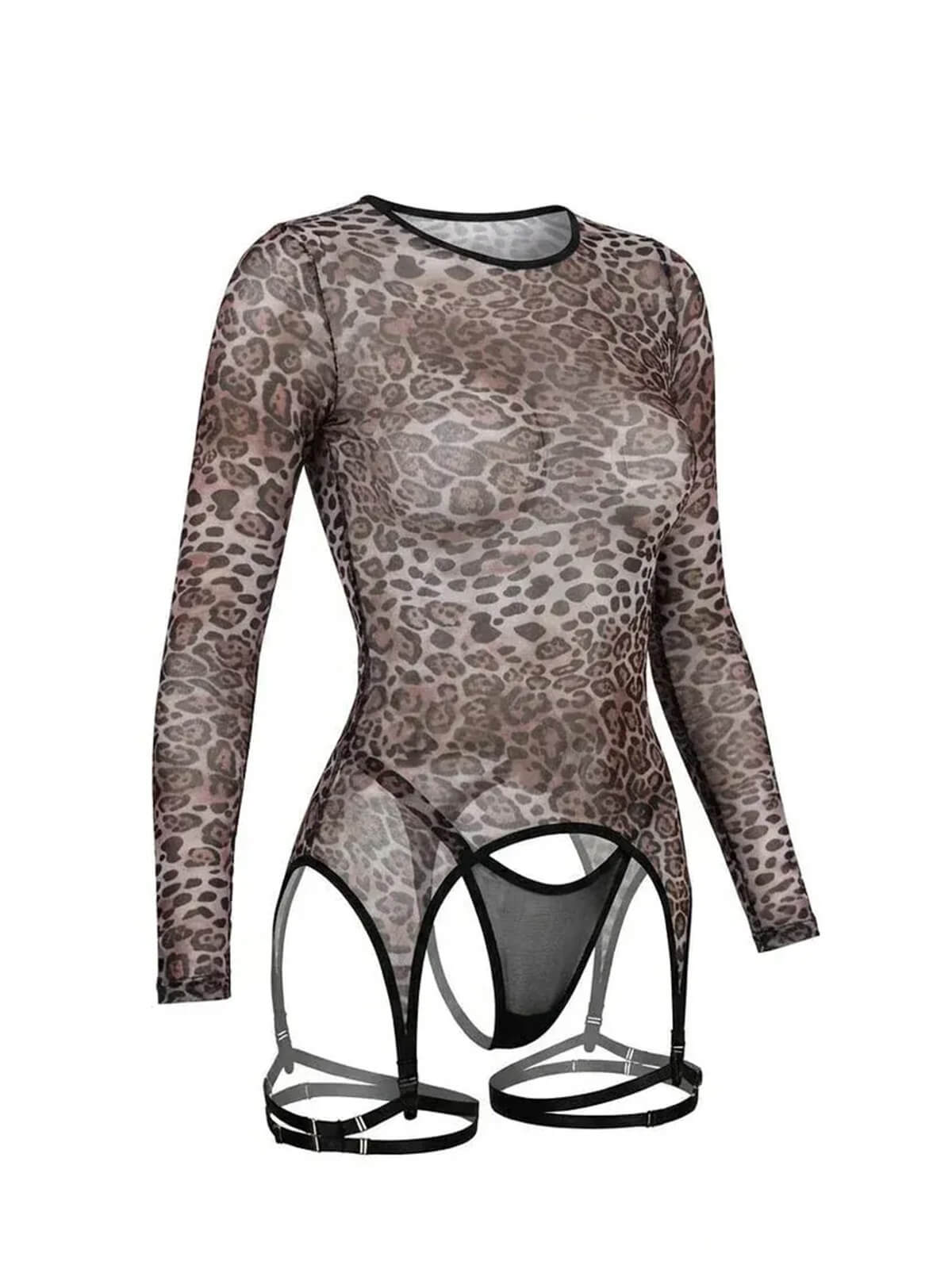 Quinn Leopard Lingerie Set