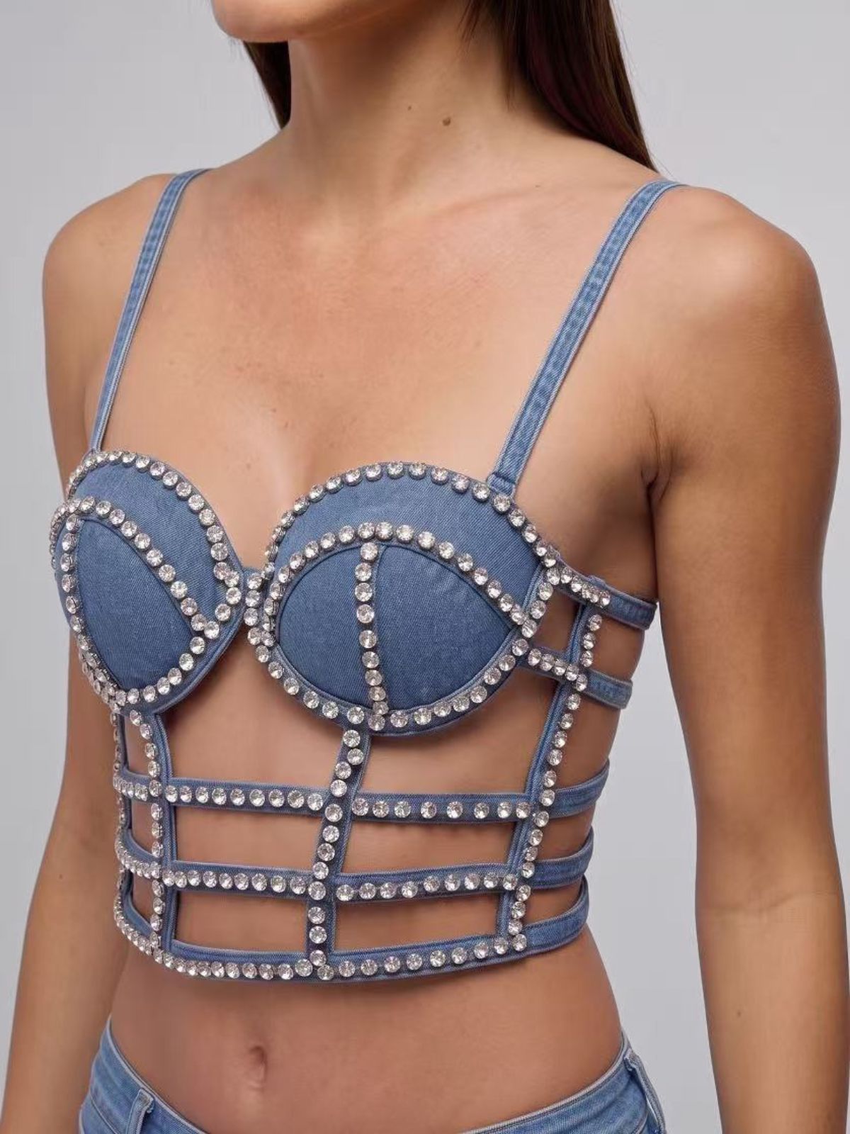 Riley Denim Bra