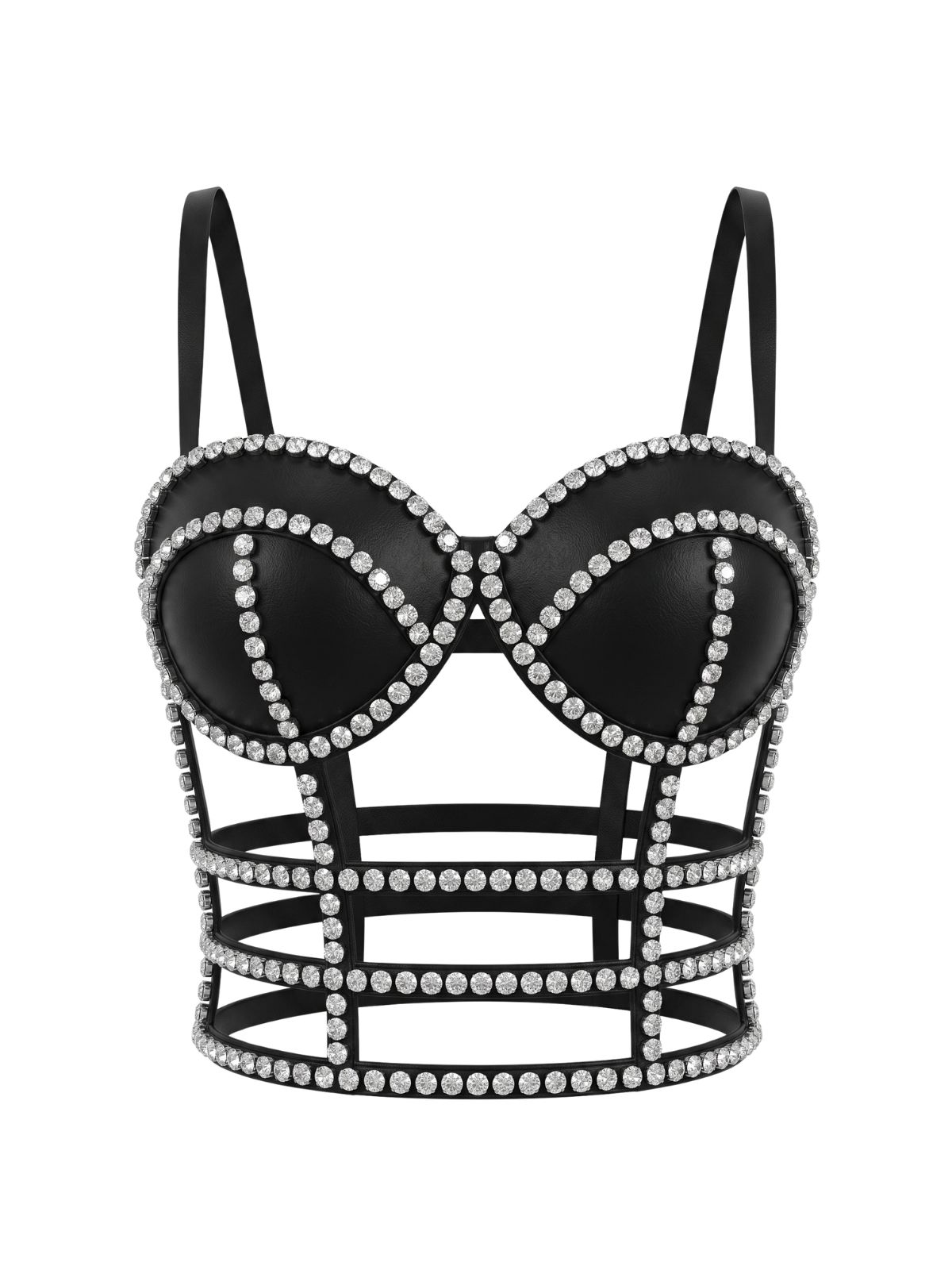Riley Leather Bra