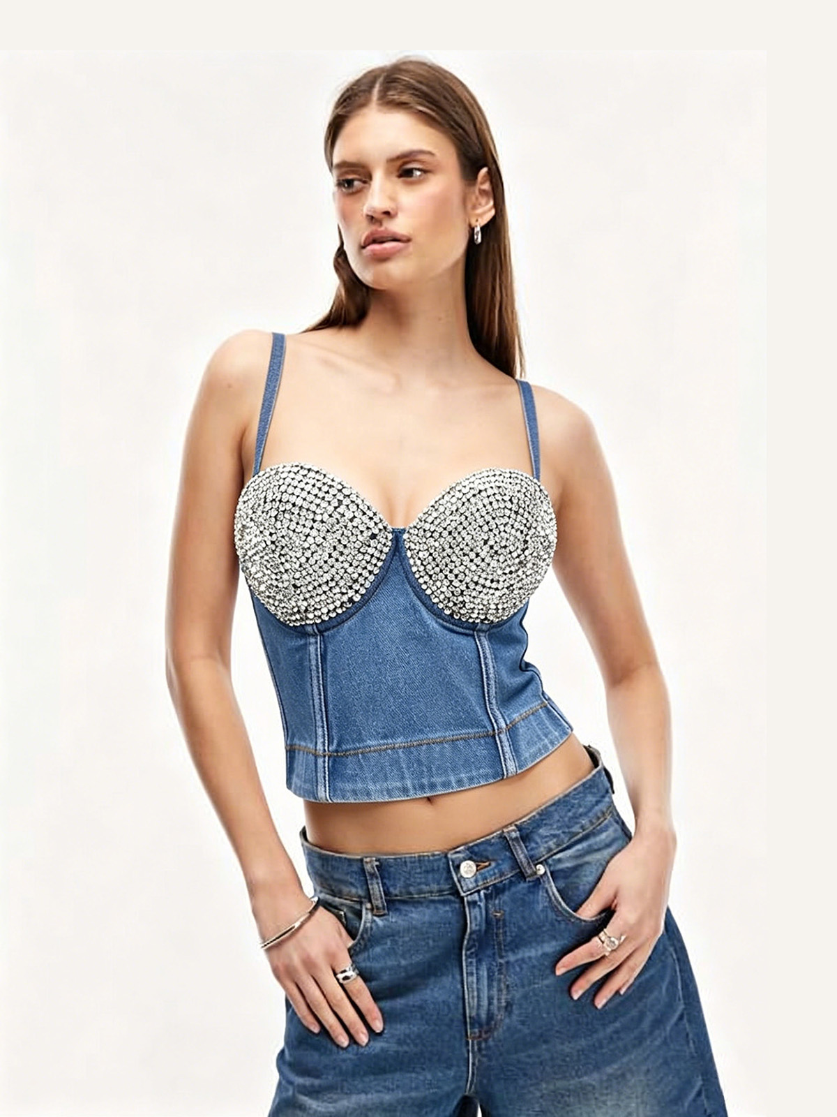 Rory Rhinestone Bustier