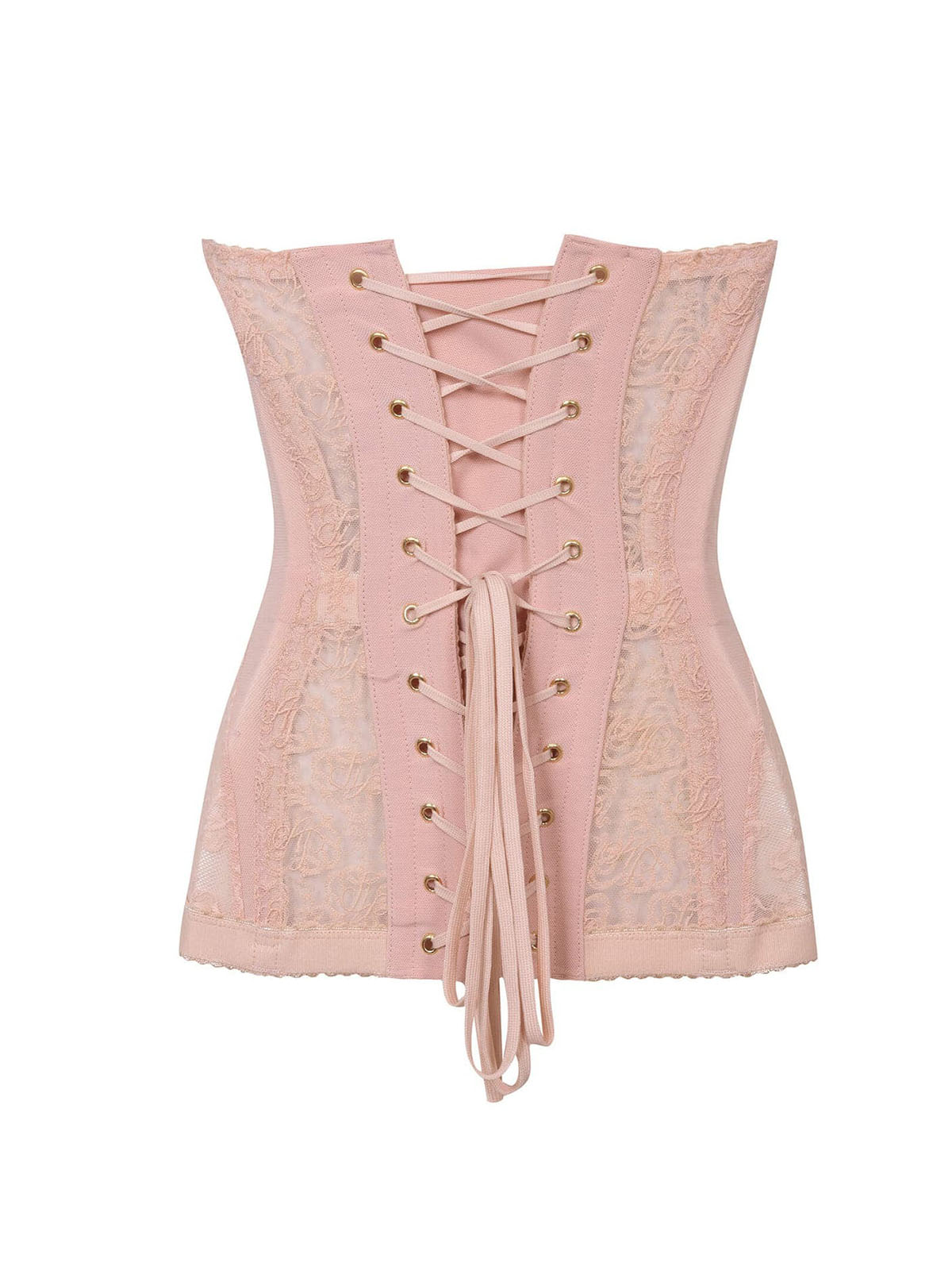 Sadie Embroidery Corset - Nude