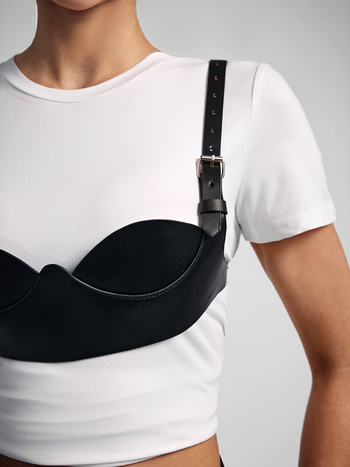 Salem Leather Bra Set