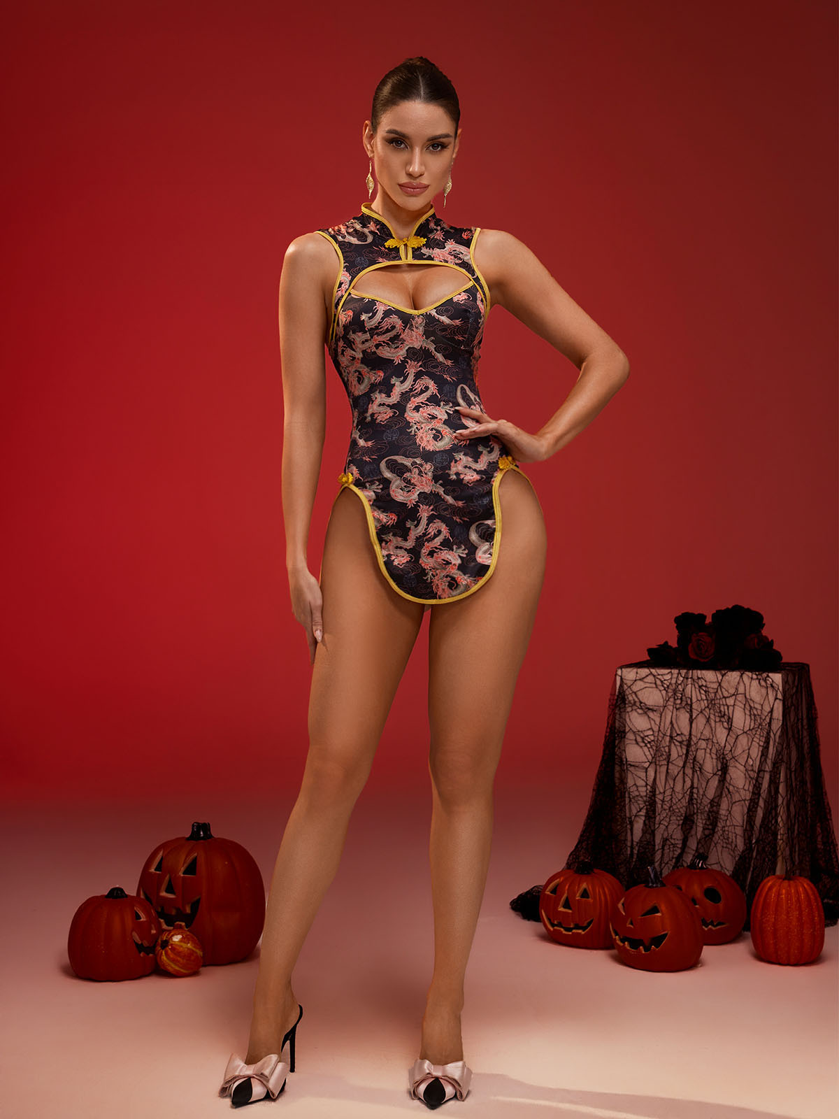 Sawyer Cheongsam - Black