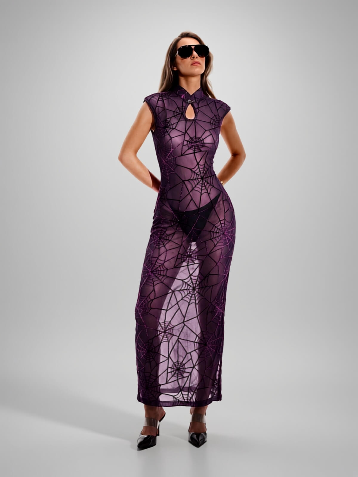 Braelynn Cobweb Cheongsam