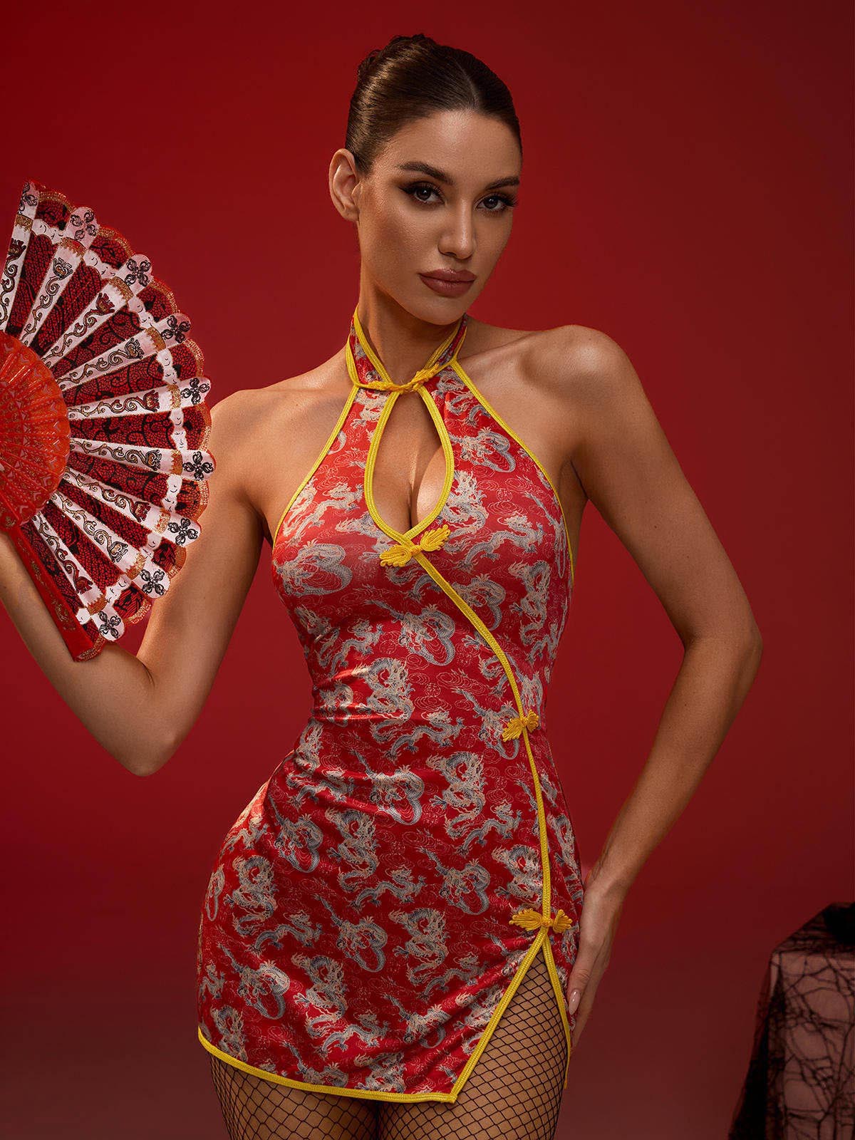 Sawyer Halterneck Cheongsam