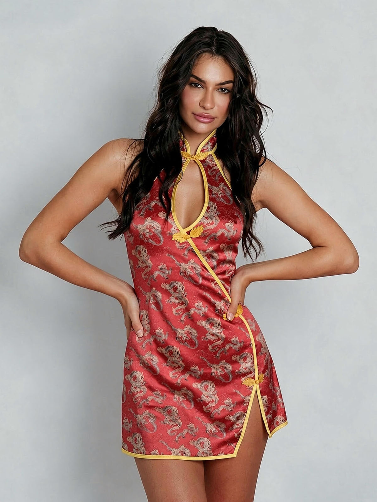 Sawyer Halterneck Cheongsam