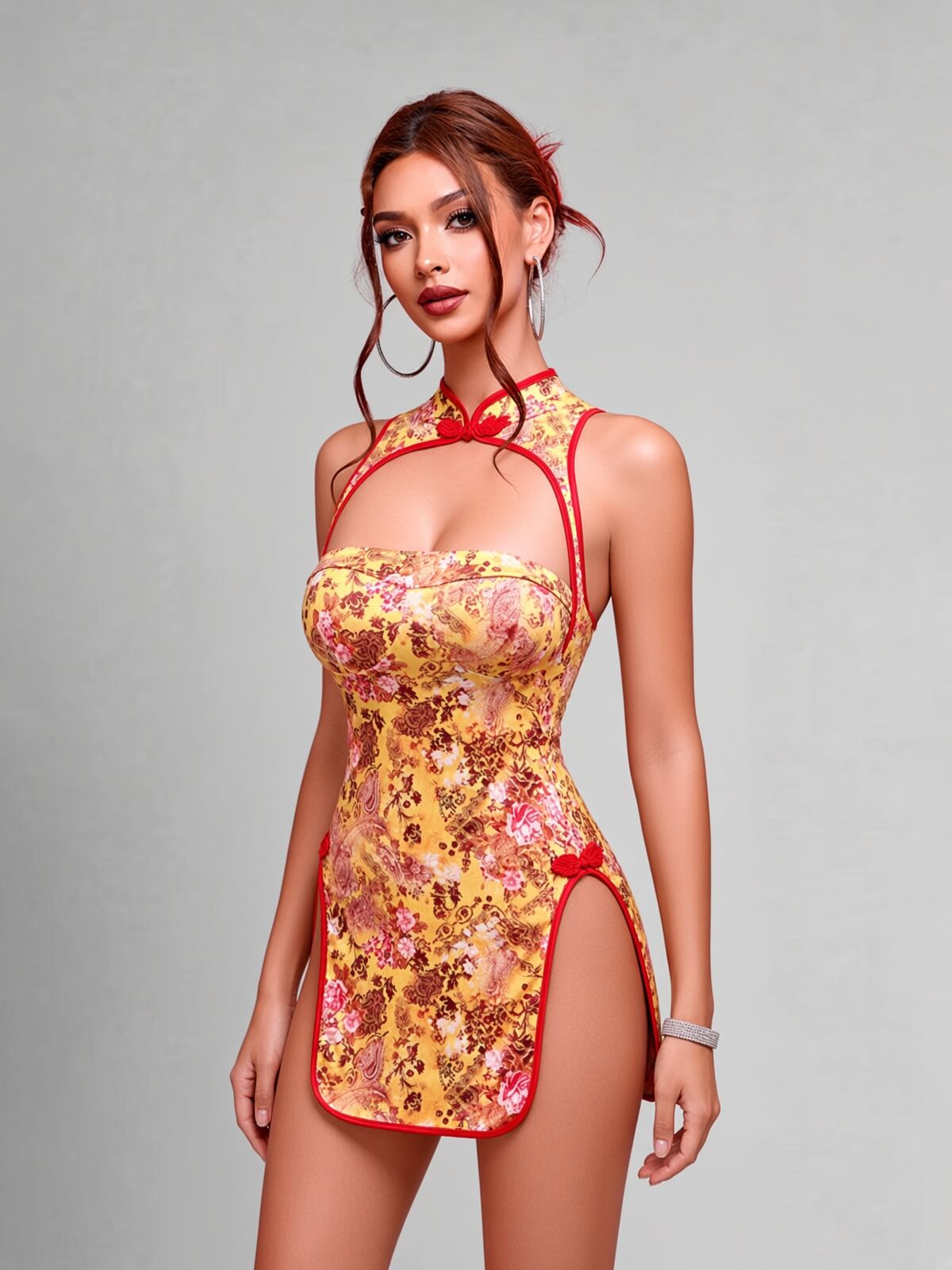 Sawyer Cheongsam - Yellow