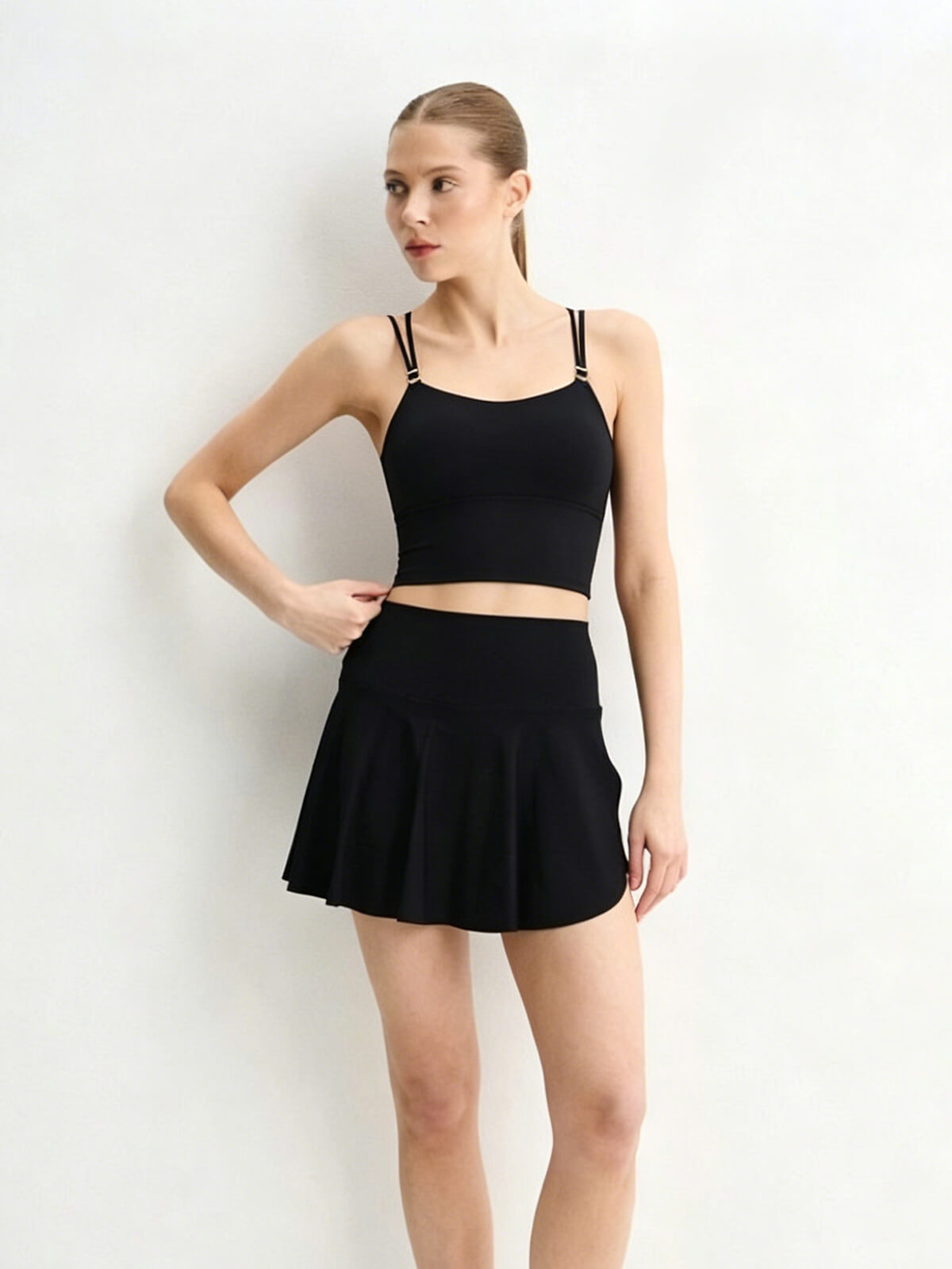 Selah Spider Web Bralette - Black