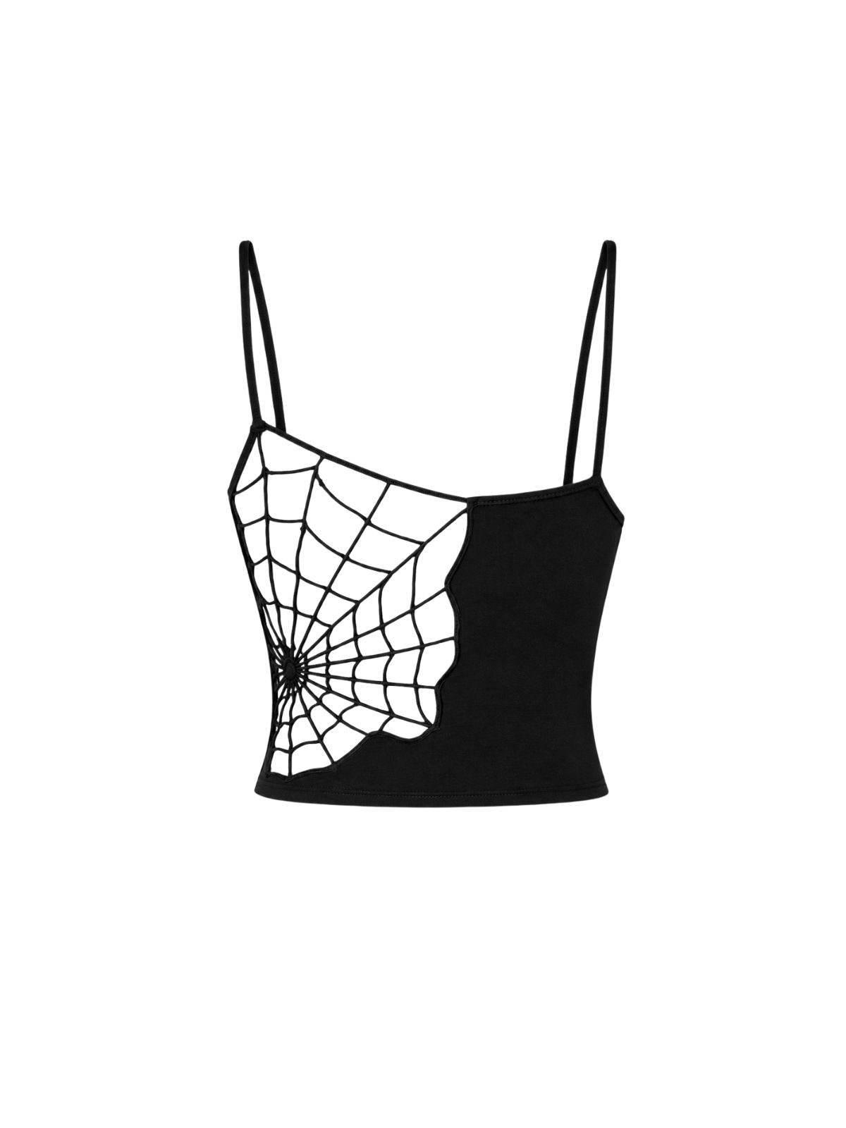 Selah Cobweb Bralette - Black