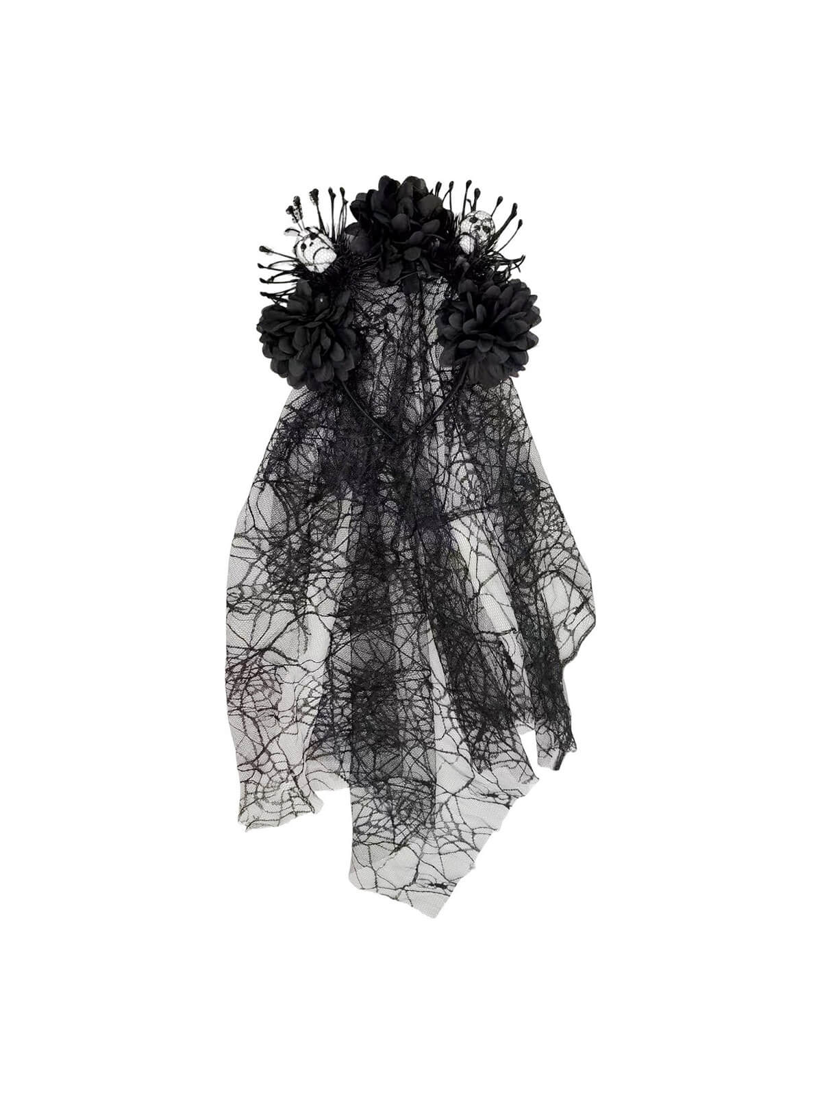 Skull Lace Veil