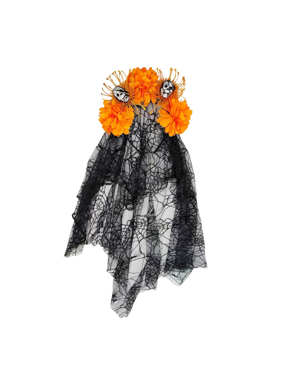 Skull Lace Veil