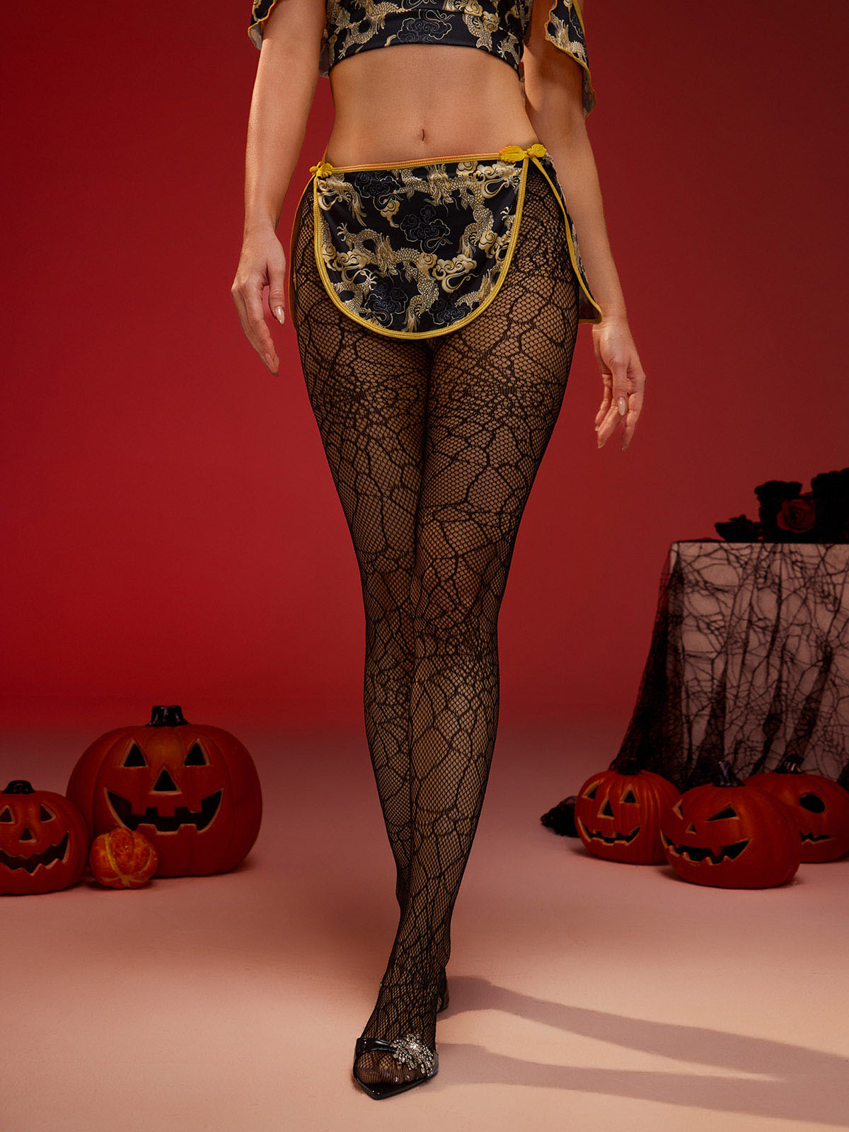 Spider Web Tights