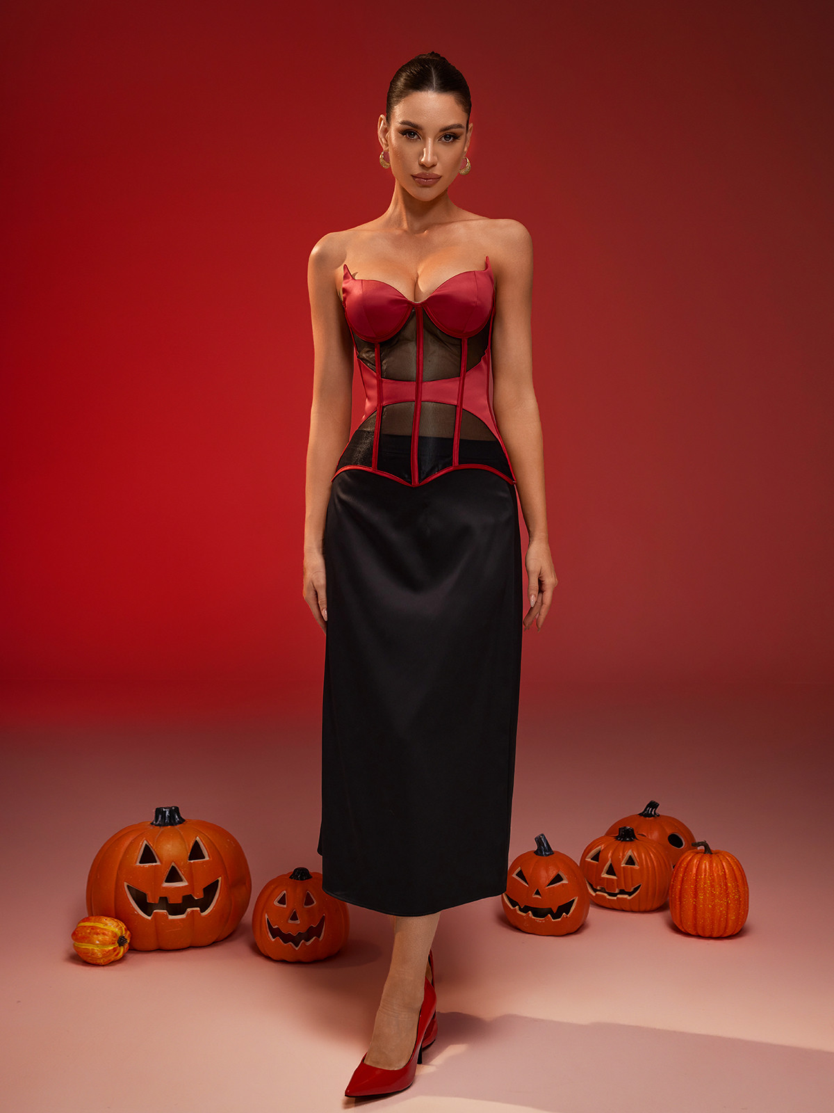 Tallulah Corset - Red