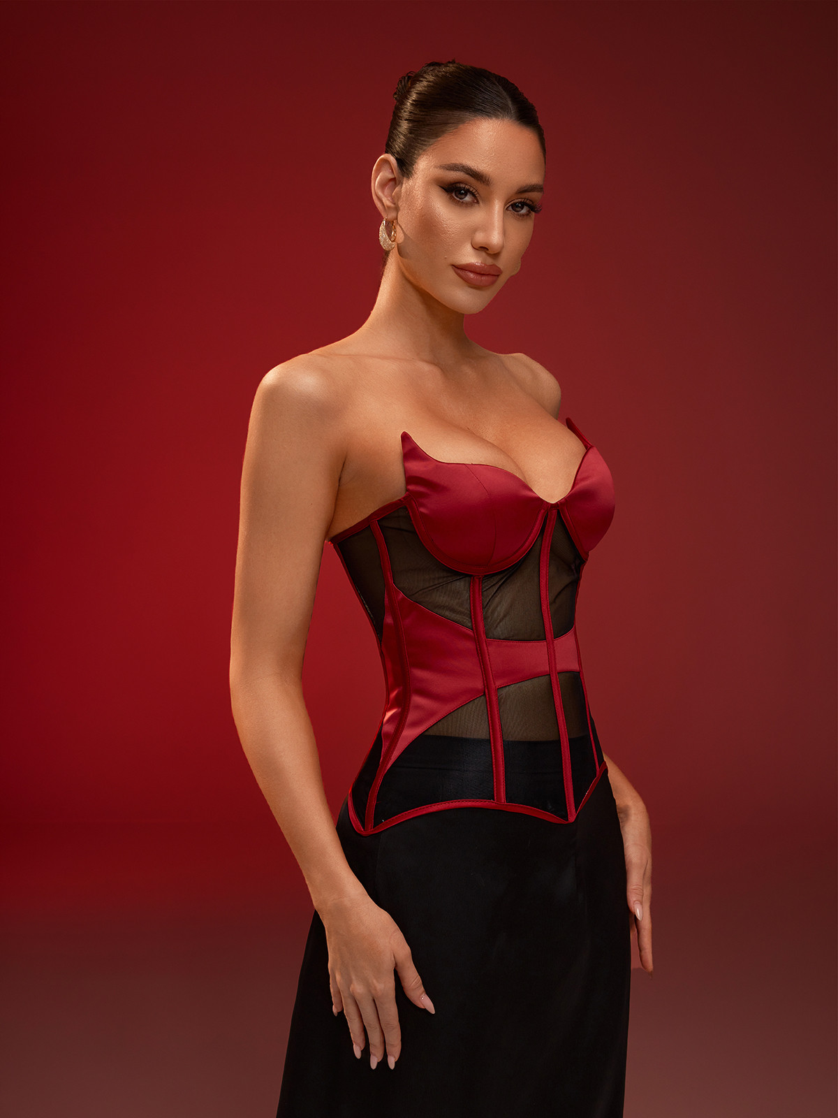 Tallulah Corset - Red