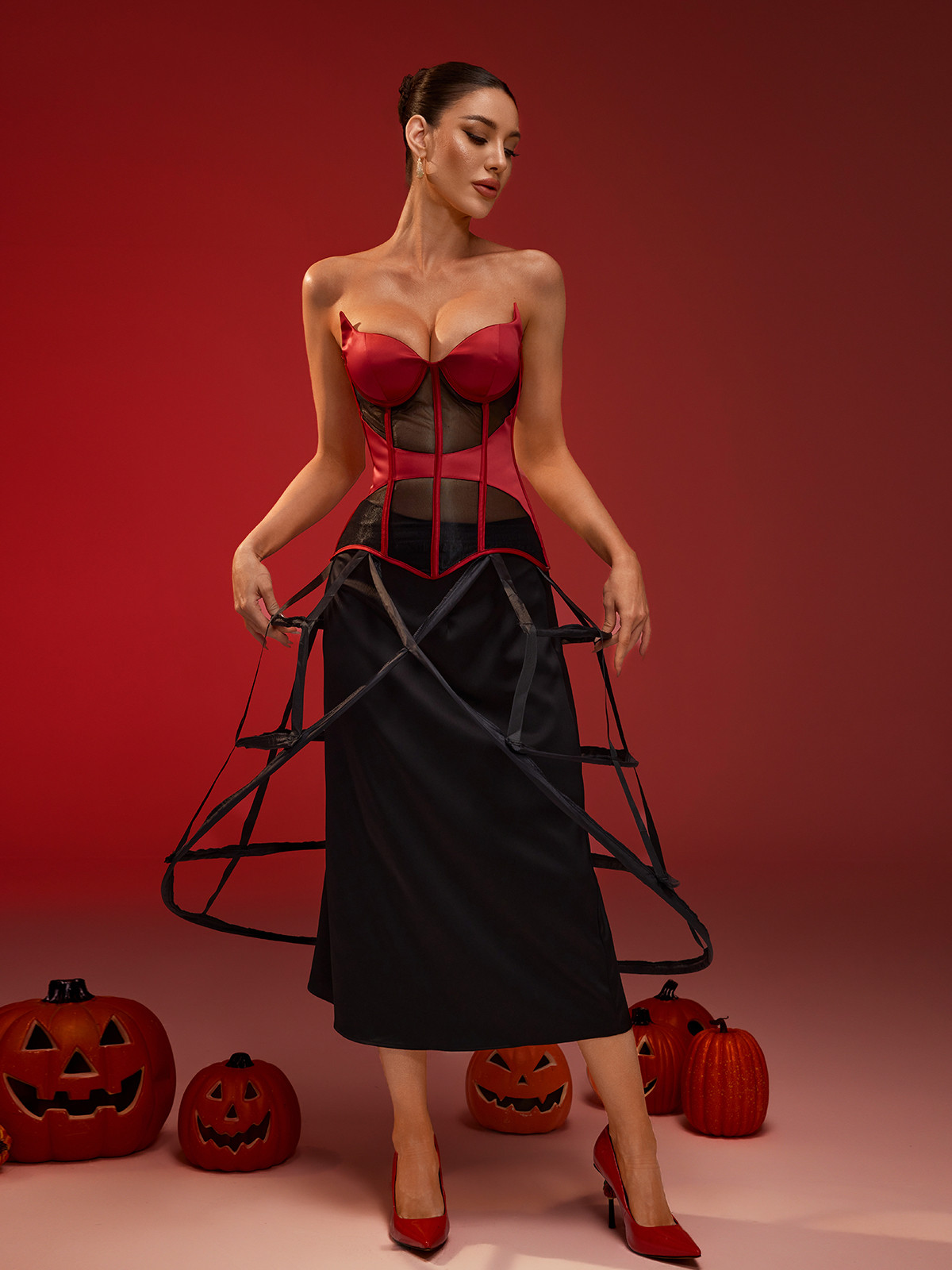 Tallulah Corset - Red