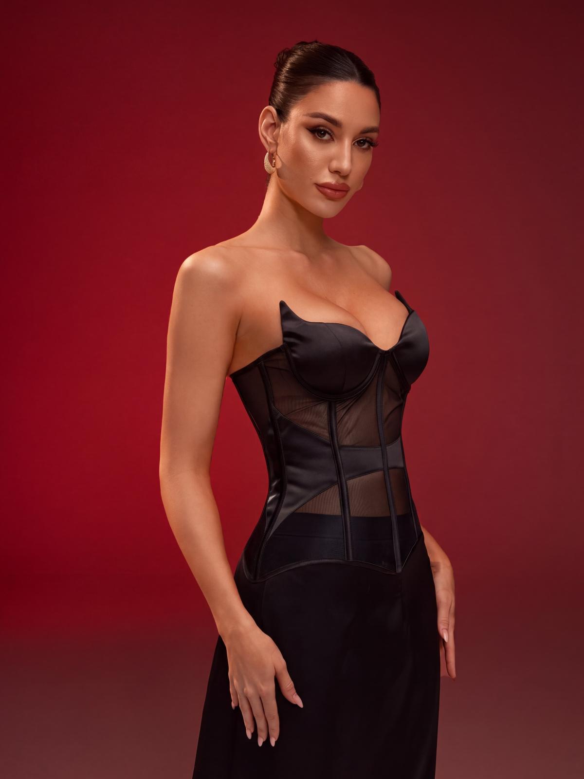 Tallulah Corset - Black