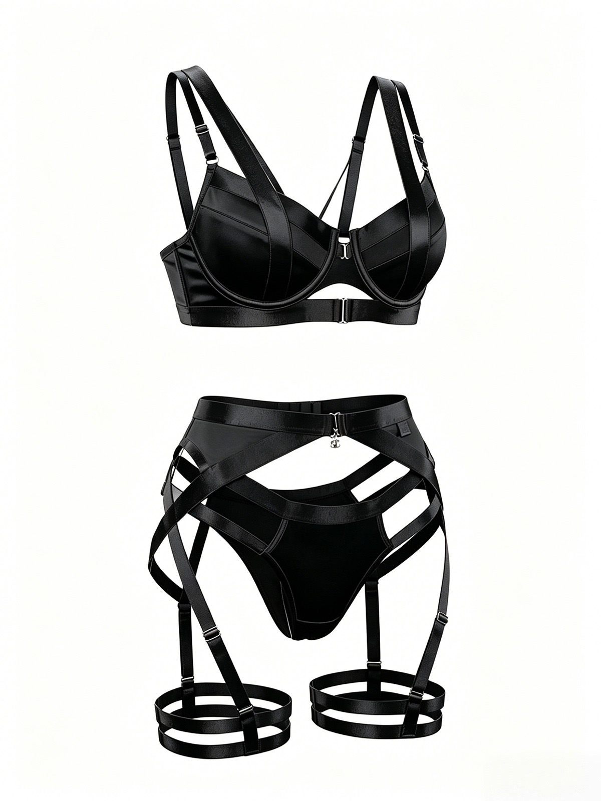 Victoria Lingerie Set - Black