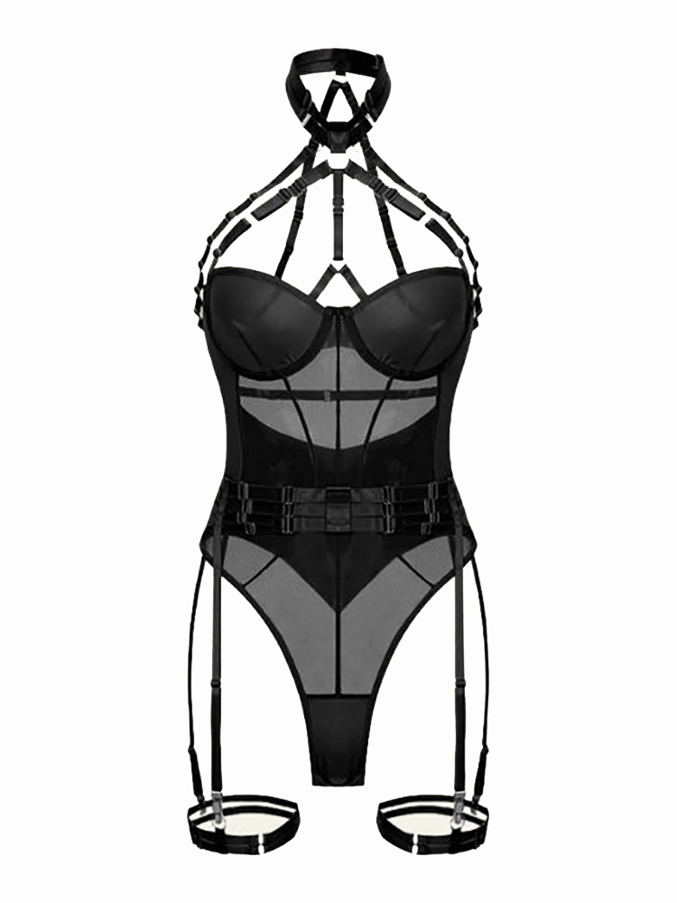 Zariah Bodysuit Set - Black