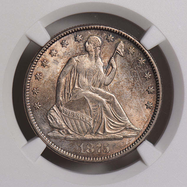 1875-CC Seated Liberty Half Dollar