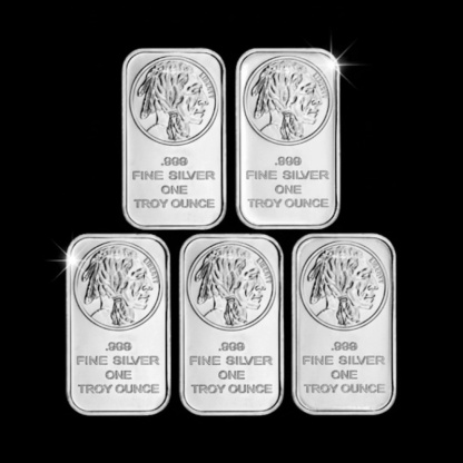 1 Troy oz Buffalo .999 Fine Silver Bar🏛️Free Shipping & Quality Assurance