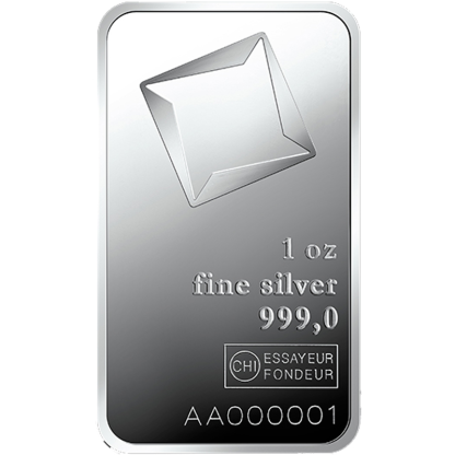 1 oz Valcambi Silver Bar