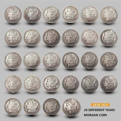 [25PCS]The Complete Collection of Morgan Silver Dollars [1878-1902]
