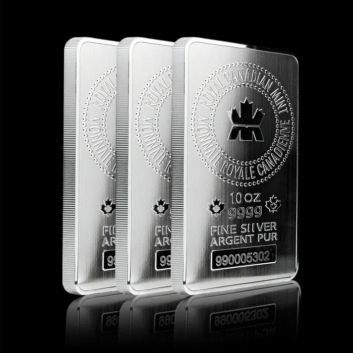 🔥🪙【Last 8 Sets!!!】🔥10 oz Royal Canadian Mint Silver Bar
