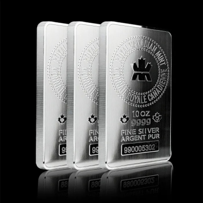🔥🪙【Last 8 Sets!!!】🔥10 oz Royal Canadian Mint Silver Bar
