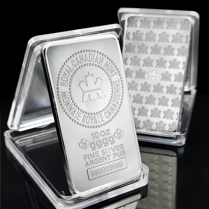🔥🪙【Last 8 Sets!!!】🔥10 oz Royal Canadian Mint Silver Bar