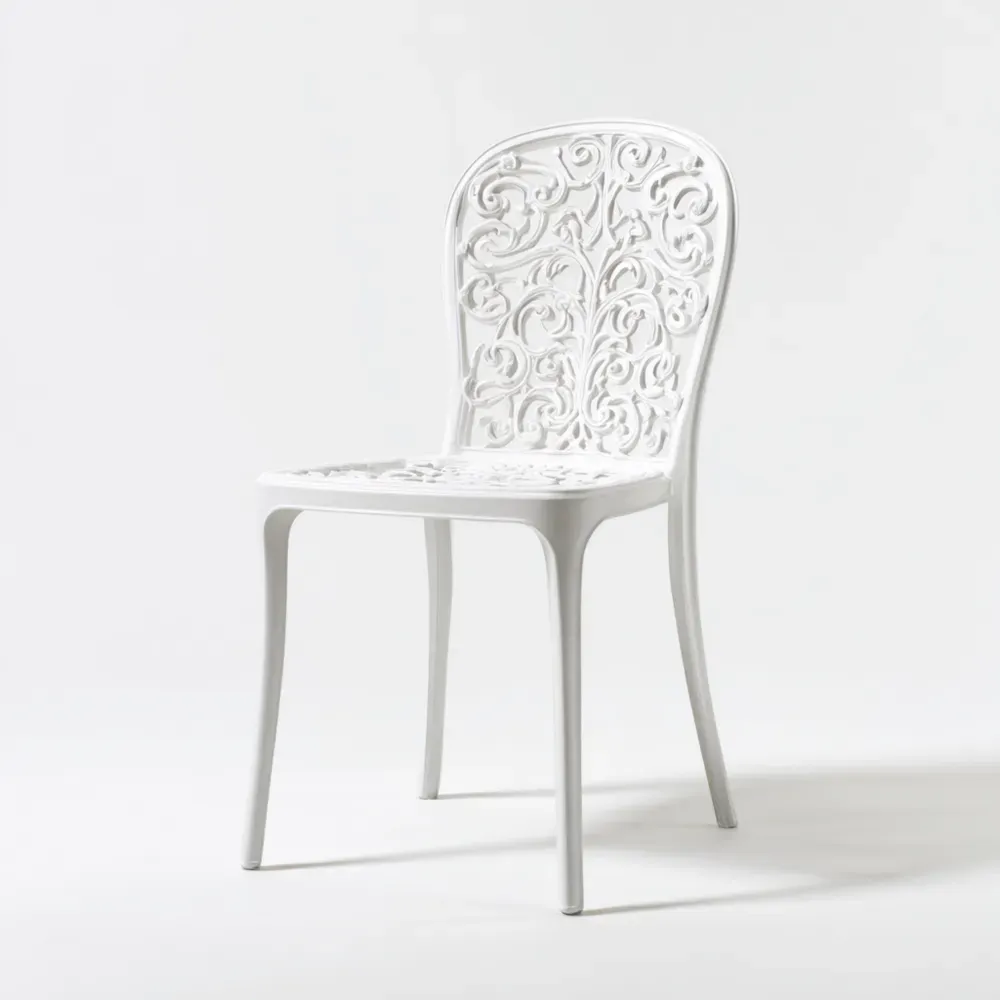 Esszimmerstuhl Polypropylen Weiß