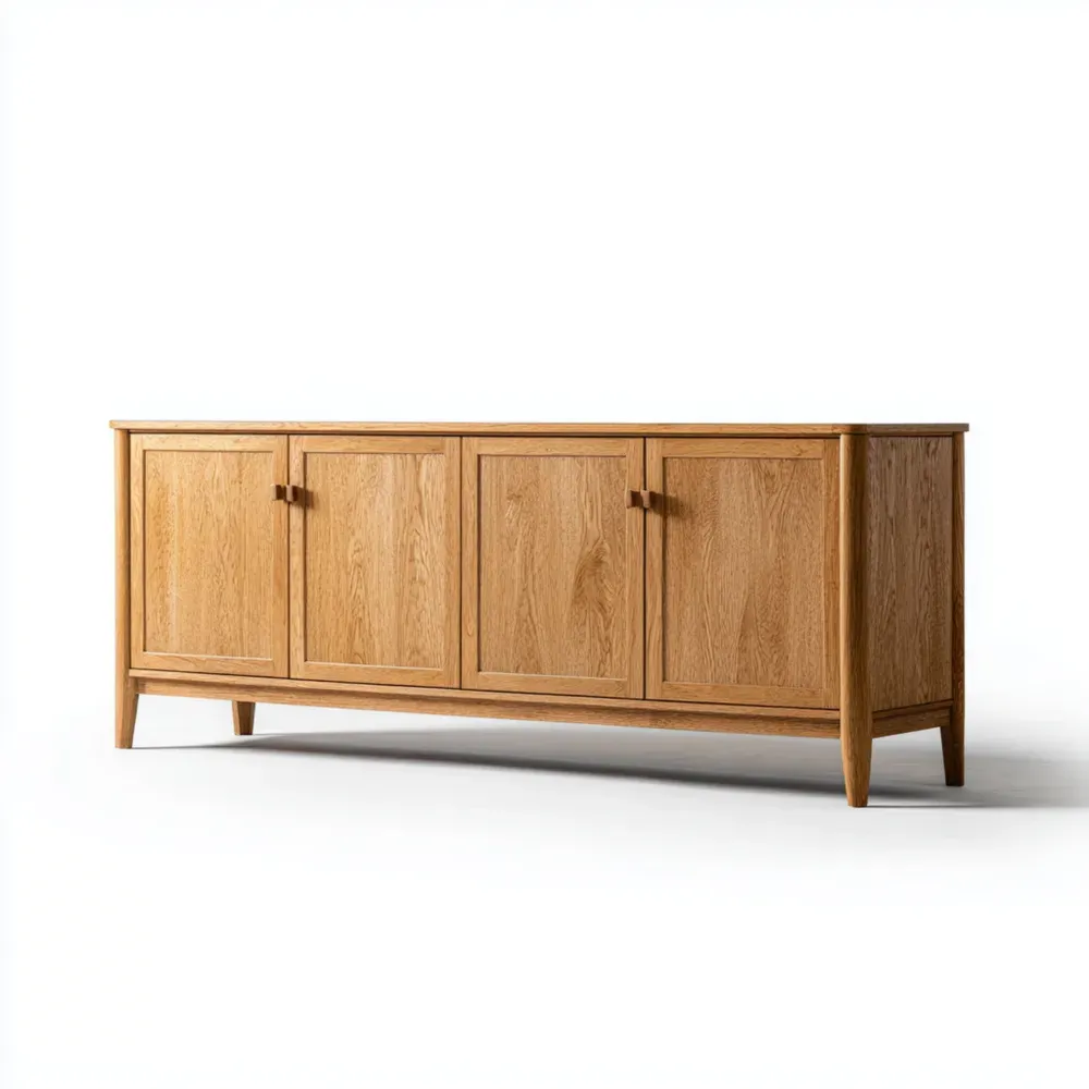 Sideboard Eichenholz 200x45x80 cm