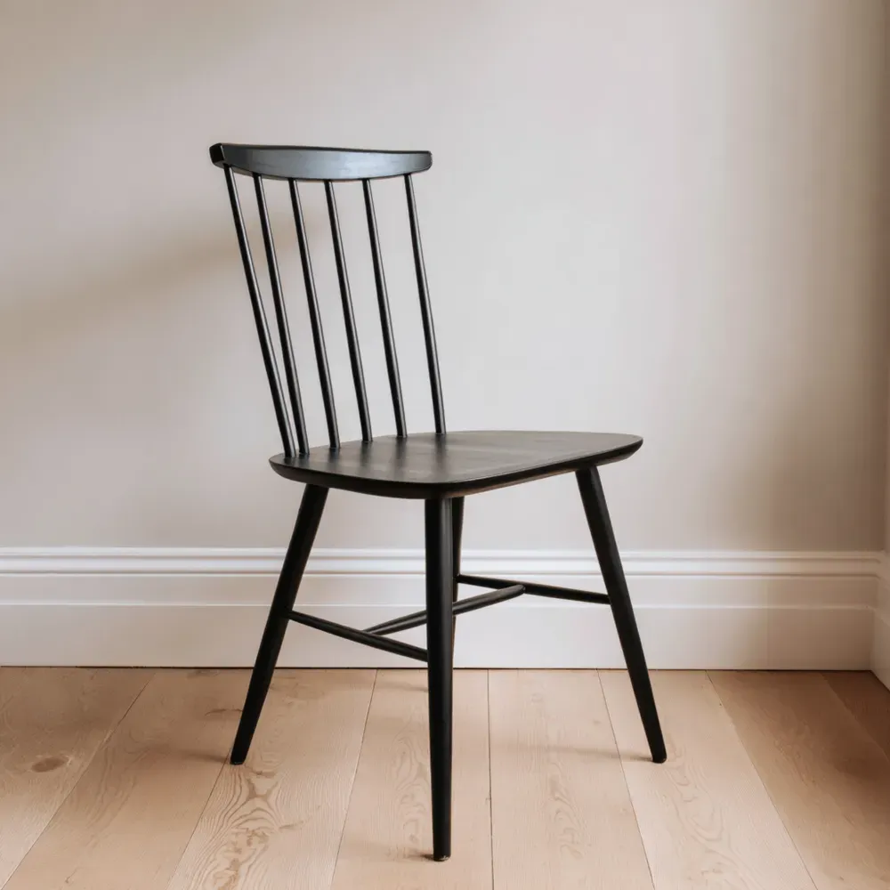 Esszimmerstuhl Holz Schwarz